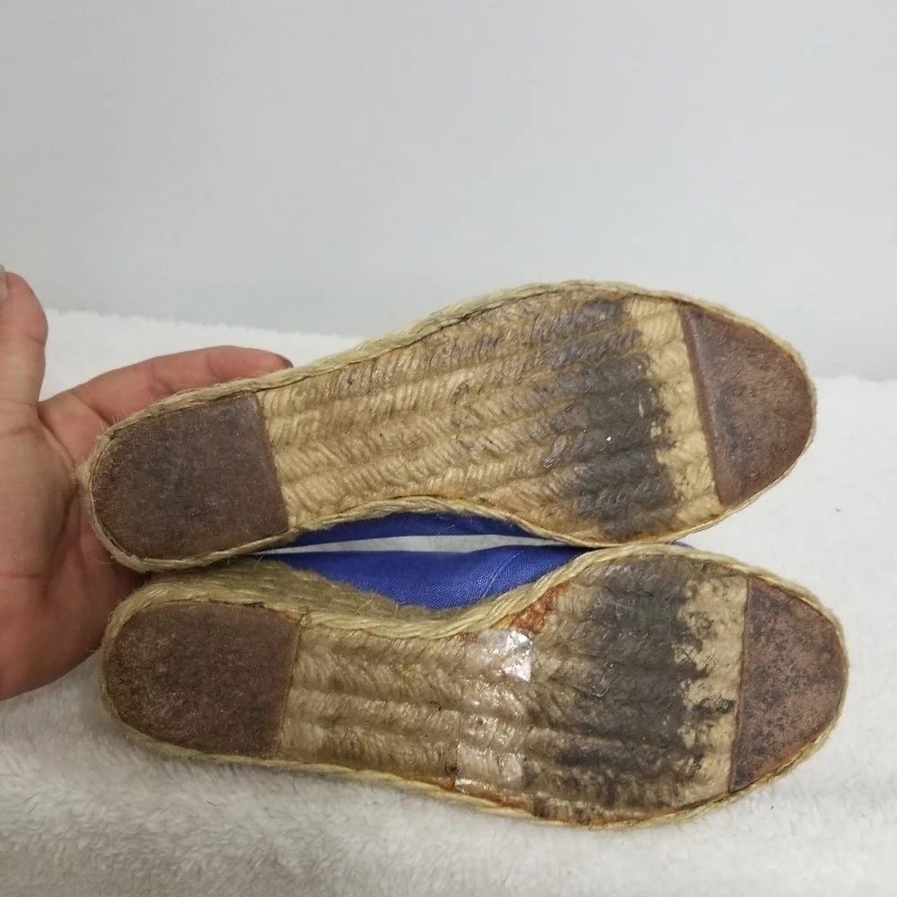 Ralph Lauren Linen Espadrille Wedges